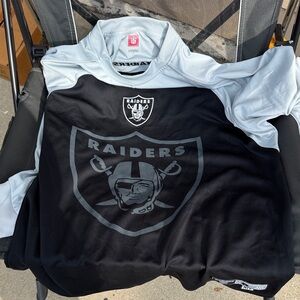 NFL Raiders Black and Gray Shirt